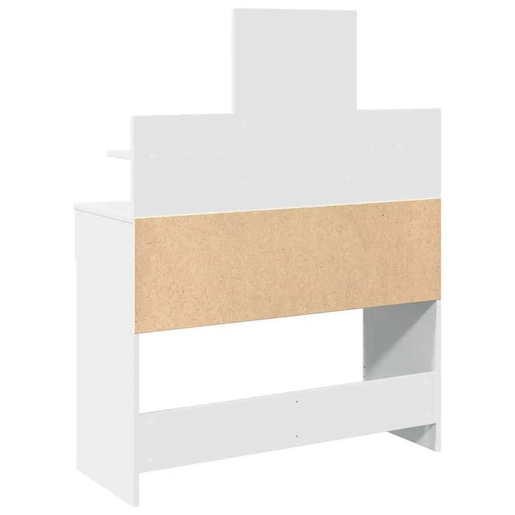 Dressing Table 100cm White LED Mirror Vanity Makeup Desk with Storage Drawers