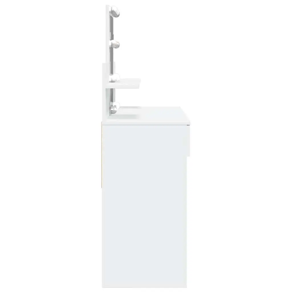 Dressing Table 100cm White LED Mirror Vanity Makeup Desk with Storage Drawers