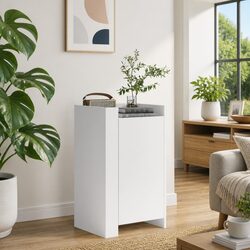 Storage Cabinet White 45x35x75 cm Sideboard for Your Home