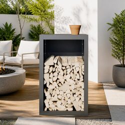 Enhance Your Outdoor Space with This Firewood Rack 60x40x100cm