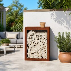 Enhance Your Outdoor Space with a Stylish Firewood Holder