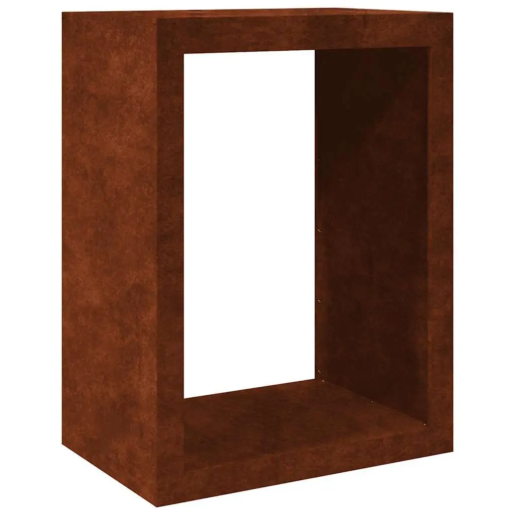 Firewood Rack Weathering Steel Outdoor Log Storage Holder