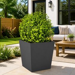 Enhance Your Outdoor Space with Anthracite Steel Planter