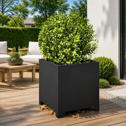 Garden Planters for Stylish Outdoor Spaces - 2 pcs Black