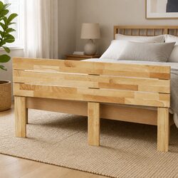 Enhance Your Bedroom with a 200 cm Oak Wood Headboard