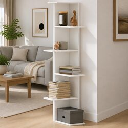 Stylish White Wall Corner Shelf for Your Home