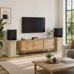 Speaker Stands Pair 30x30x60 cm Enhance Your Space