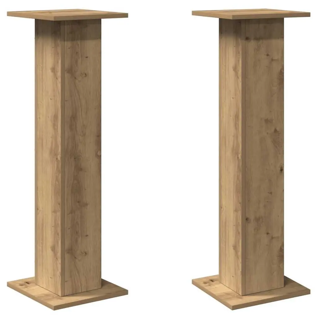 Speaker Stands 2 pcs 30x30x95 cm Engineered Wood Stable Audio Stand Pair