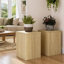 Sonoma Oak Plant Stands for Enhanced Decor 25x25x35 cm
