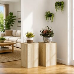 Sonoma Oak Plant Stands - Enhance Your Living Space