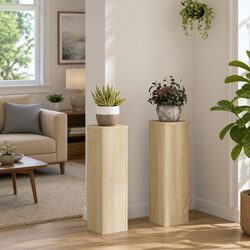 Sonoma Oak Plant Stands to Enhance Your Space