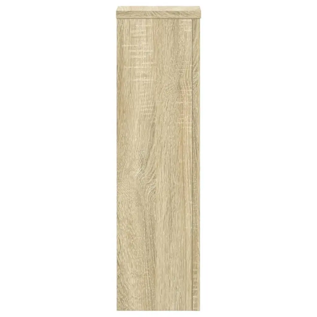 Plant Stands 17x17x60 cm Engineered Wood 2 pcs Sonoma Oak Flower Display