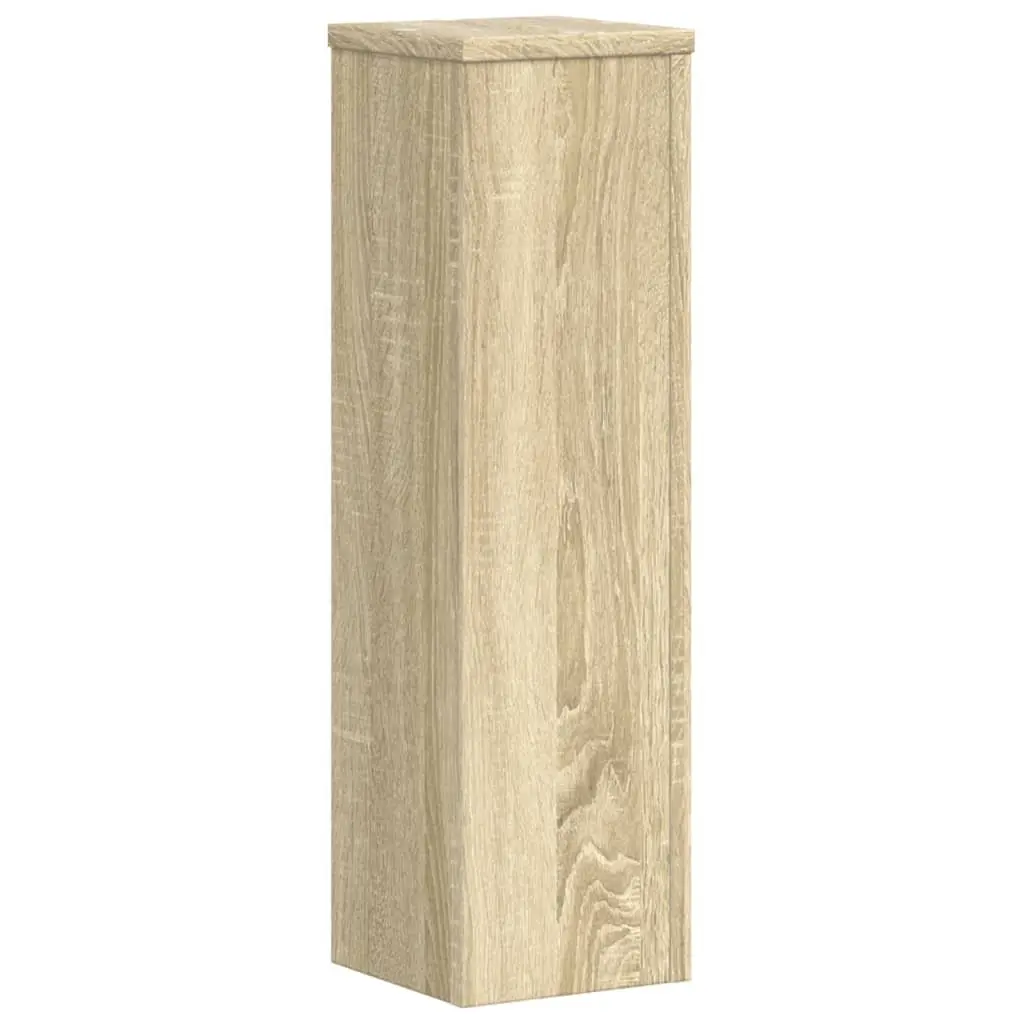Plant Stands 17x17x60 cm Engineered Wood 2 pcs Sonoma Oak Flower Display