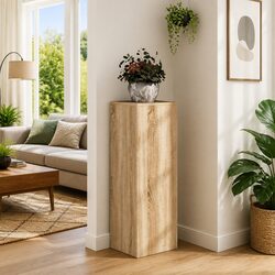 Enhance Your Space with This Brown Plant Stand 33x33x100cm