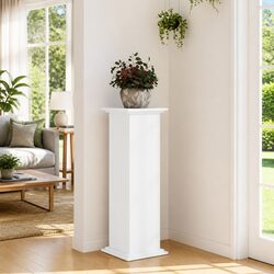 Stylish White Plant Stand 33x33x100cm for Modern Interiors