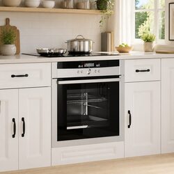 Stylish White Kitchen Oven Cabinet for Organized Spaces