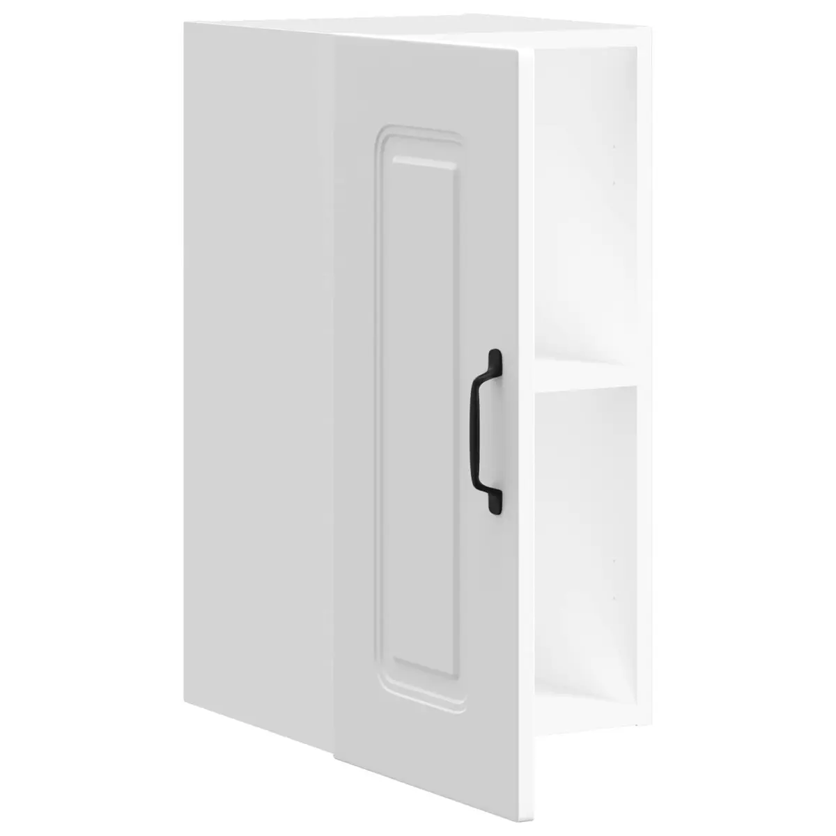 Kitchen Wall Cabinet White Engineered Wood Storage Cupboard Organiser