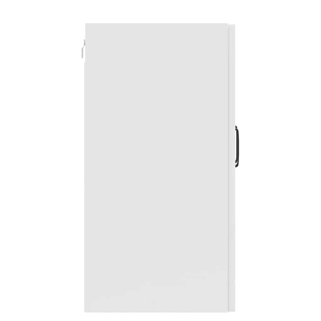 Kitchen Wall Cabinet High Gloss White Engineered Wood Doors
