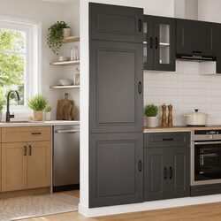 Elevate Your Kitchen Space with a Black Storage Cabinet