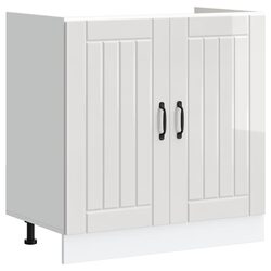 Optimised White Sink Base Cabinet for Your Kitchen Space