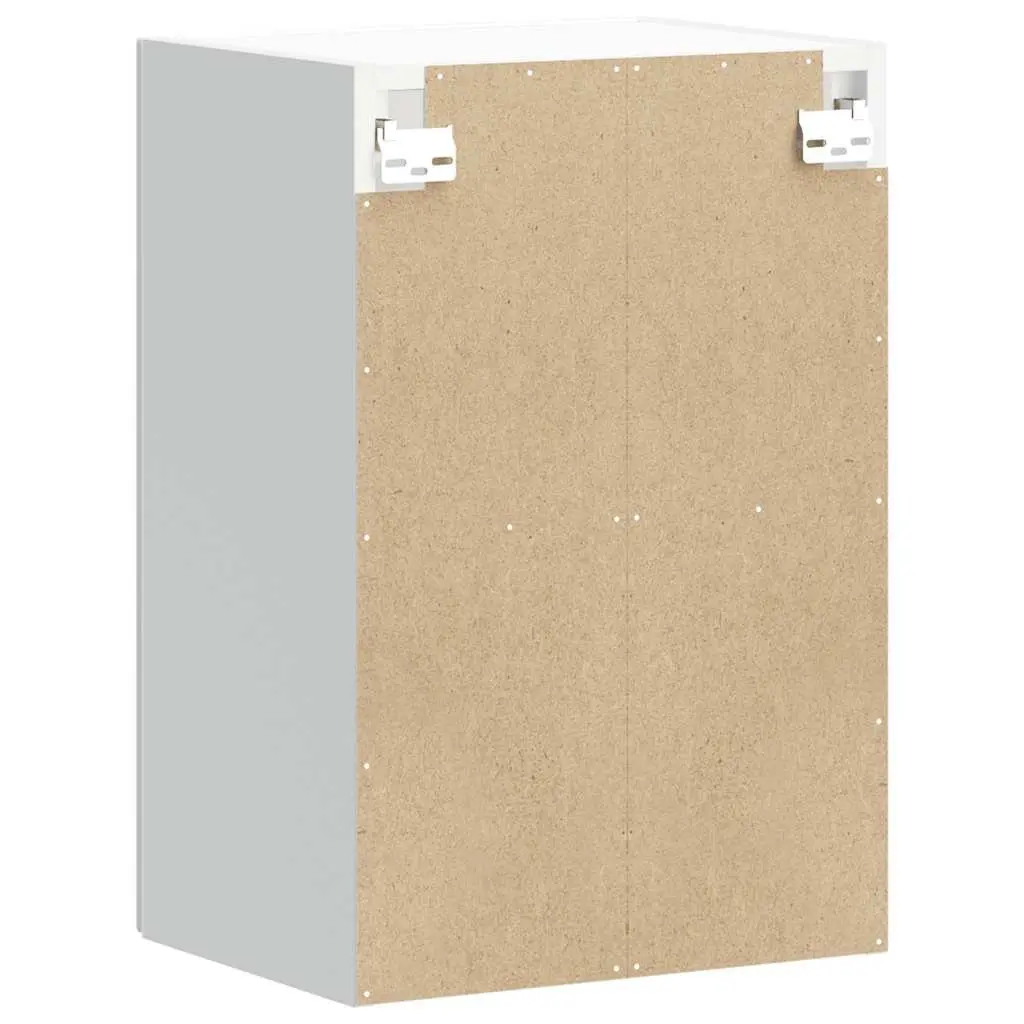 Kitchen Cabinet Wall Mounted White High Gloss Glass Door Storage Unit