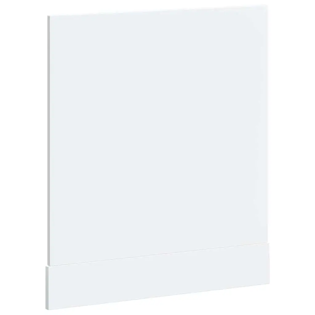 Engineered Wood Dishwasher Front Cover White Protective Panel for Kitchen Integration