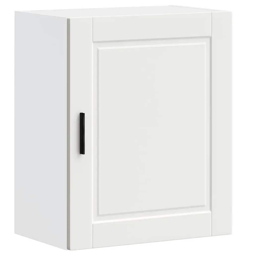 Kitchen Wall Cabinet White Engineered Wood Door Mounted Storage
