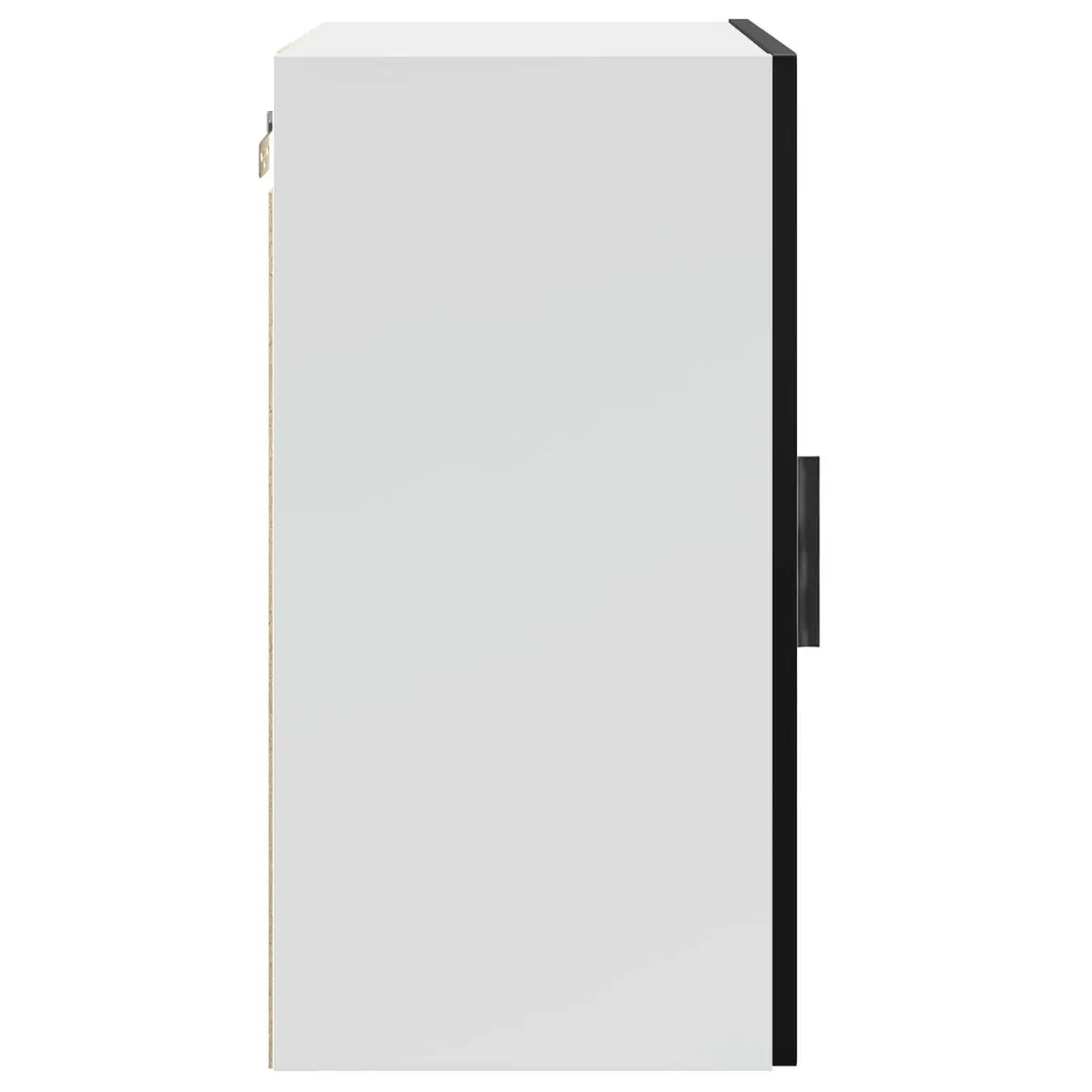 Kitchen Wall Cabinet Storage Cupboard White Engineered Wood Door Mounted