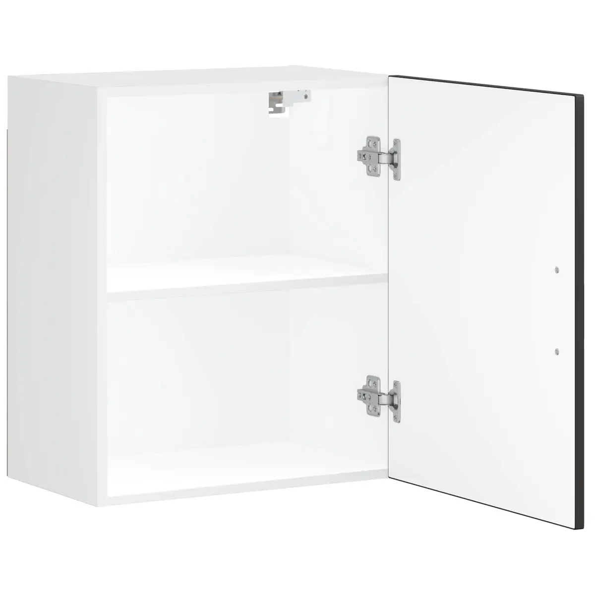 Kitchen Wall Cabinet Storage Cupboard White Engineered Wood Door Mounted