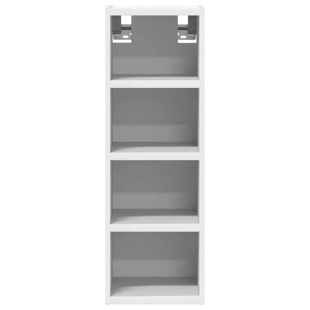 White Hanging Wall-Mounted Kitchen Cabinet Storage Engineered Wood 20x29.5x60cm