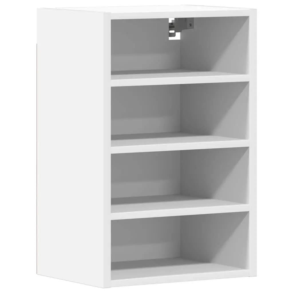 Wall-Mounted Kitchen Cabinet Engineered Wood Storage White 40x29.5x60cm
