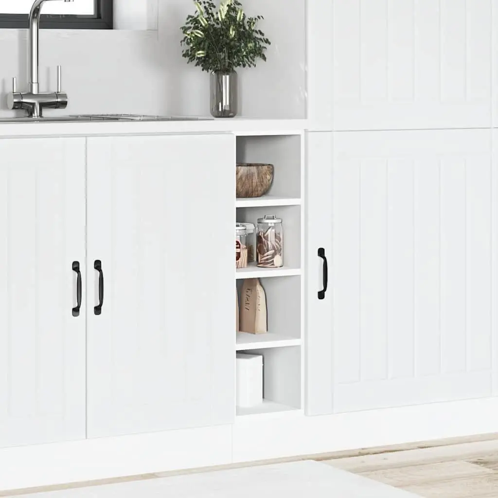 Bottom Kitchen Cabinet White 20x44.5x81.5cm Adjustable Feet