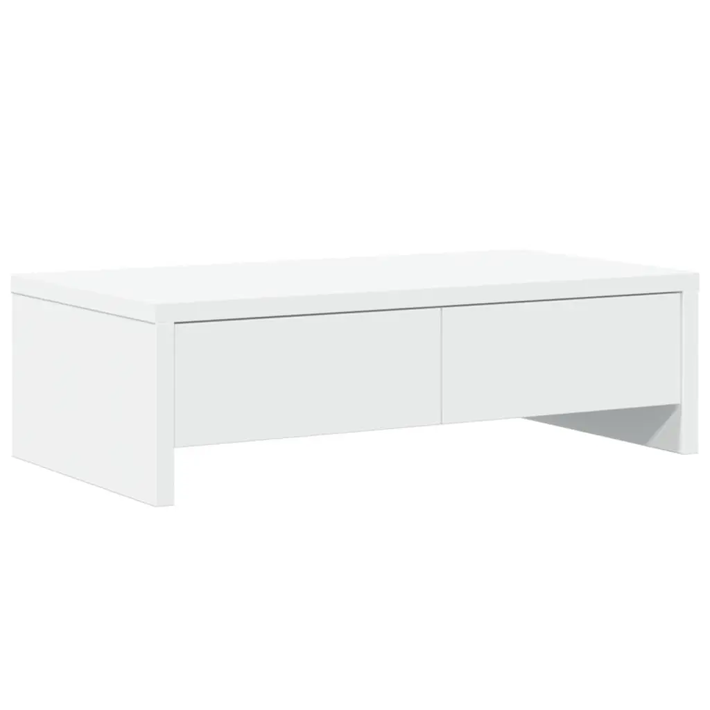 Monitor Stand 50x27x15 cm Engineered Wood with 2 Drawers for Office Essentials