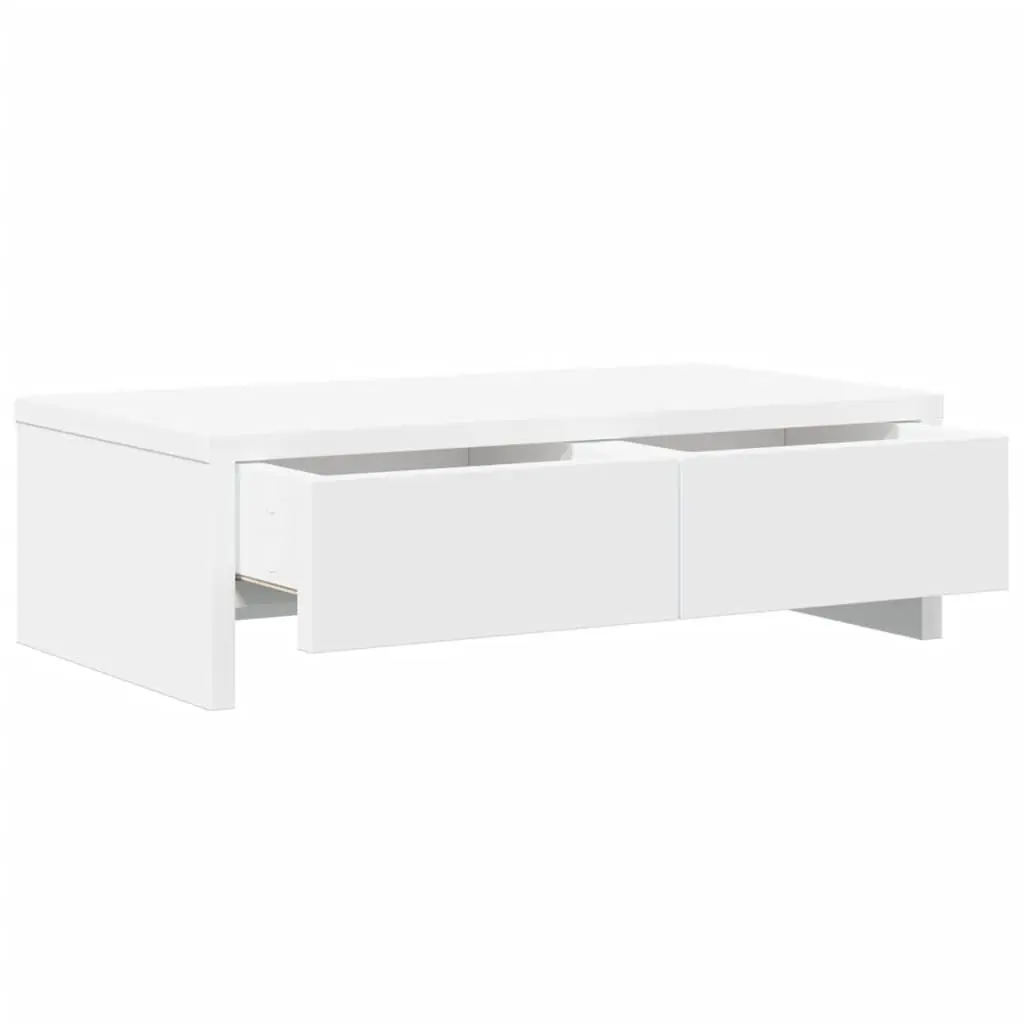Monitor Stand 50x27x15 cm Engineered Wood with 2 Drawers for Office Essentials