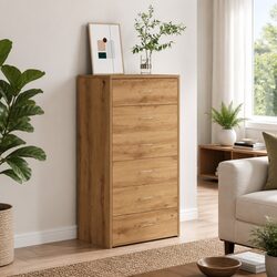 Enhance Your Space with a Brown Sideboard and 6 Drawers