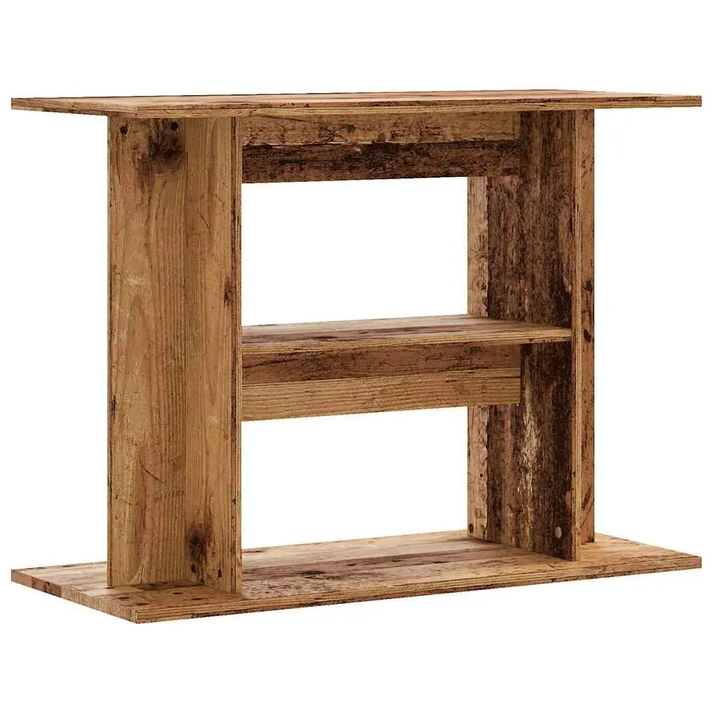 Aquarium Stand 80x35x60cm 3 Tier Engineered Wood Storage Shelf