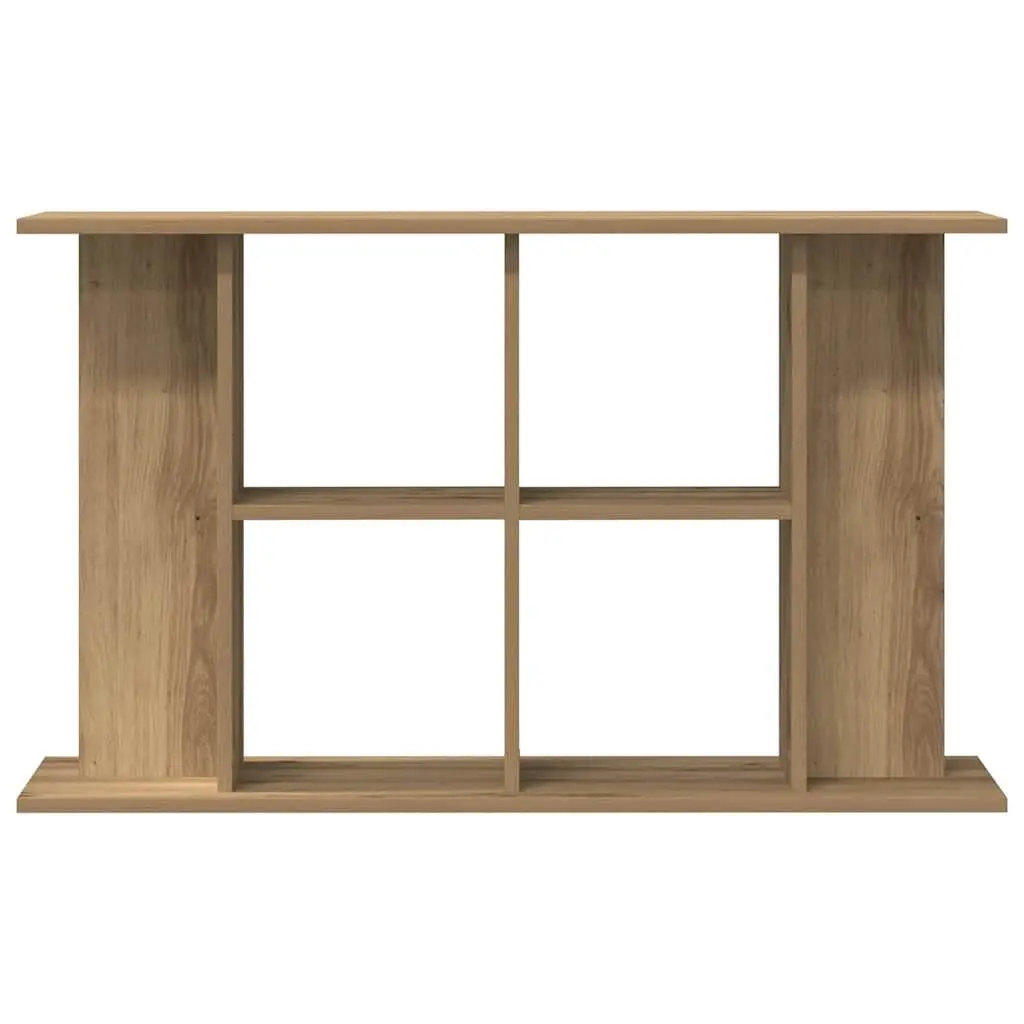 Engineered Wood Aquarium Stand 100cm Brown 3 Tier Storage for Fish Tank Display