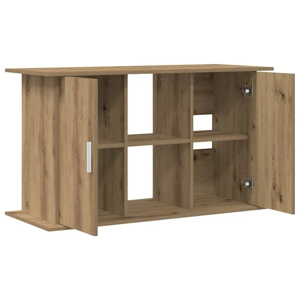 Aquarium Stand 3-Tier Engineered Wood Storage Brown