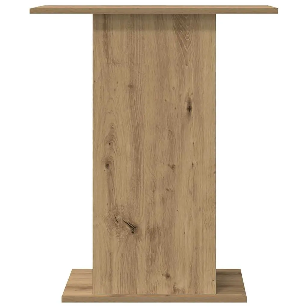Aquarium Stand Brown Engineered Wood Storage Cabinet with Open Shelves for Easy Access to Fish Tank Supplies