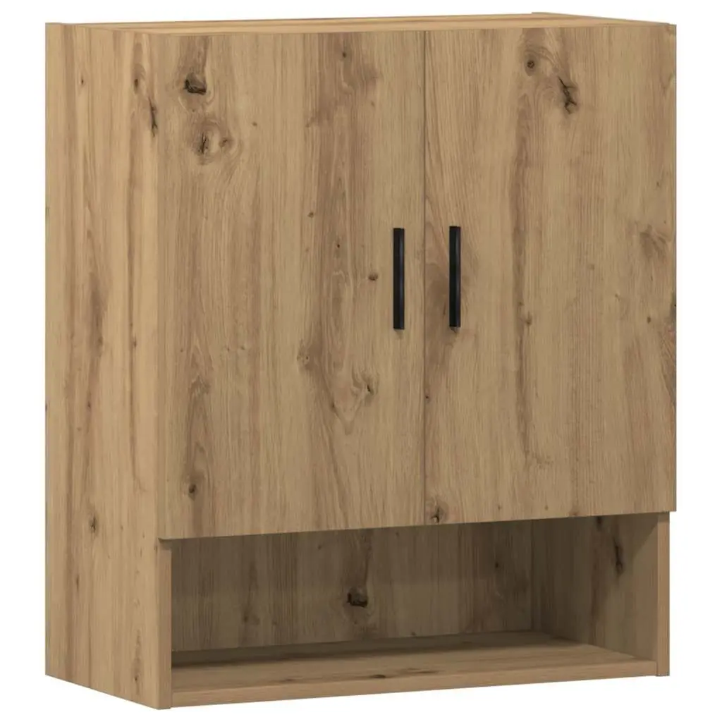 Wall Cabinet 60x31x70cm Floating Engineered Wood Brown Home Organiser