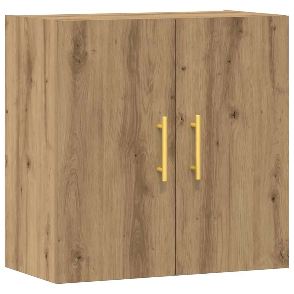 Wall Cabinet Storage 60x31x60 cm Floating Engineered Wood Brown Home Organiser
