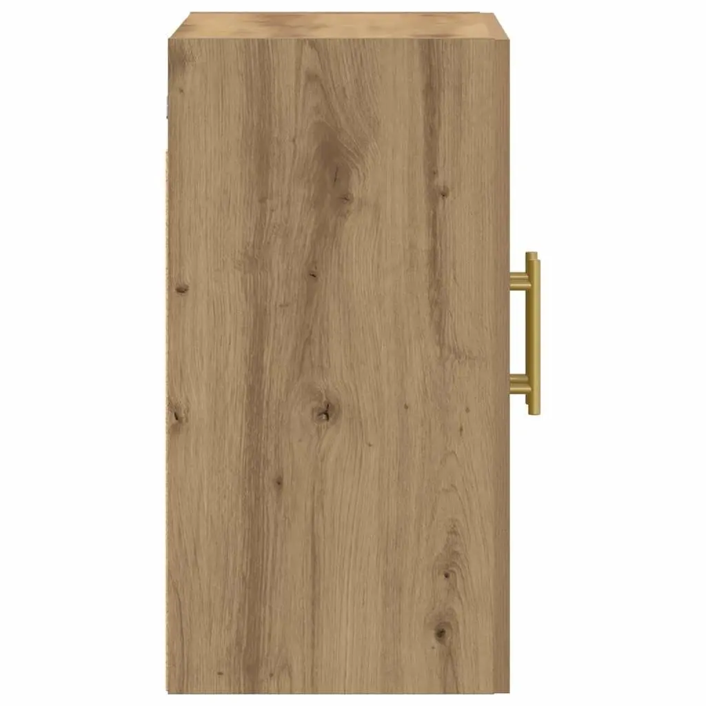 Wall Cabinet Storage 60x31x60 cm Floating Engineered Wood Brown Home Organiser
