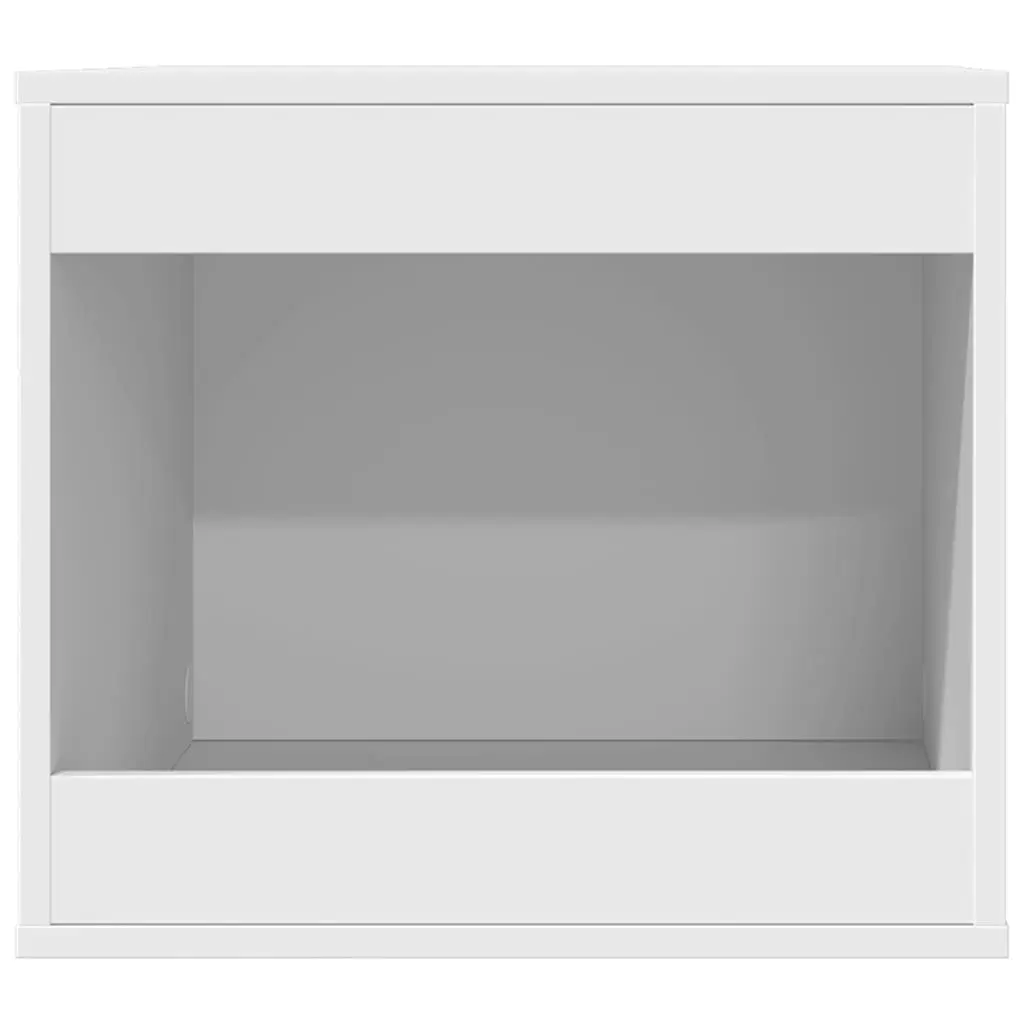 Cat Litter Box Enclosure Furniture White 47x59x42cm Hide Storage Cabinet