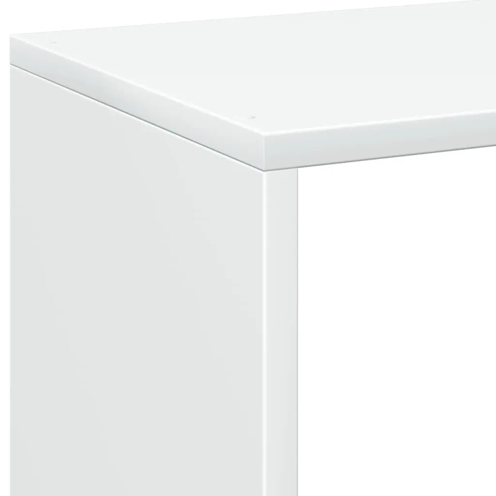 Room Divider Bookcase White 69.5x29x69.5 cm Cube Storage Shelving Unit Bookshelf
