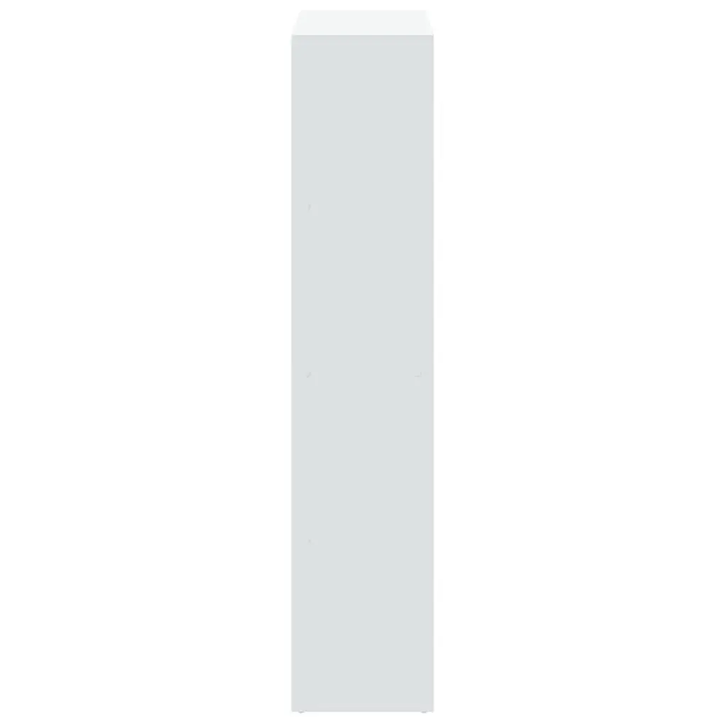 Room Divider Bookcase White 69.5x29x137.5cm Cube Storage Shelving Unit