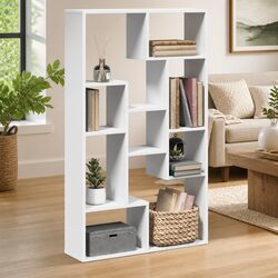 Enhance Your Space with This White 72x20x120.5 cm Bookcase