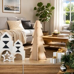Natural Pine Christmas Tree Decoration at 49cm Height