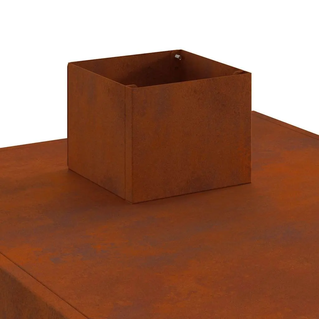 Camping Stove 35x50x60cm Outdoor Cooking Heating with Chimney Vent