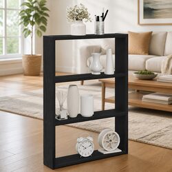 Enhance Your Space with a Black Floating Wall Shelf 43x9x60 cm