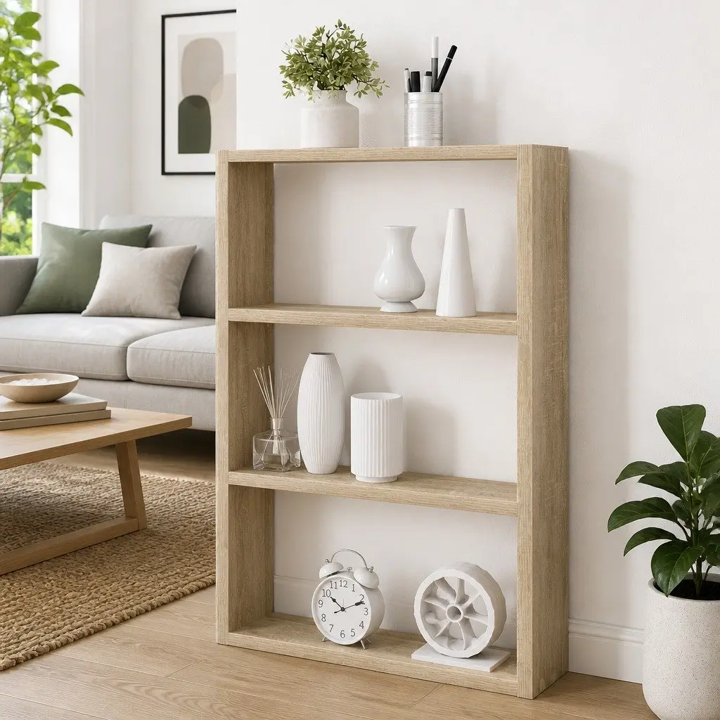 Wall Shelf Floating 43 x 9 x 60 cm Sonoma Oak Brown Engineered Wood Storage Organizer